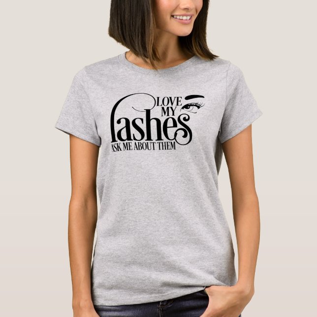 Love my Lashes Flowy T-Shirt (Front)