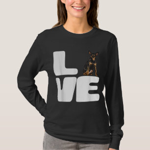 Love My Miniature Pinscher Dog Lover Gift T-Shirt