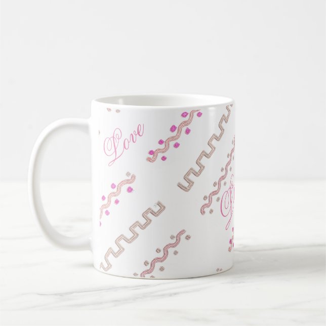 Love ❤️ My Momma Doodles  Coffee Mug (Left)