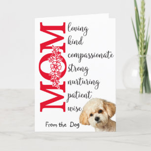 Love my Mum... Mother's Day card from the dog