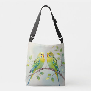 Love my parakeets  crossbody bag