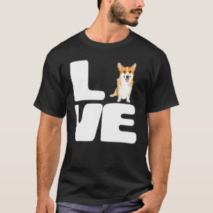 Love My Pembroke Welsh Corgi Dog T-Shirt