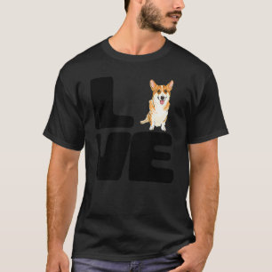 Love My Pembroke Welsh Corgi Dog T-Shirt