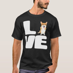 Love My Pembroke Welsh Corgi Dog T-Shirt