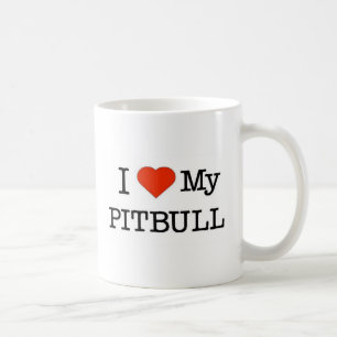 Love My Pitbull Coffee Mug