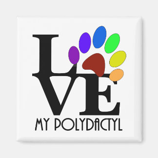 LOVE My Polydactyl Magnet
