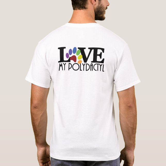 LOVE My Polydactyl T-Shirt (Back)