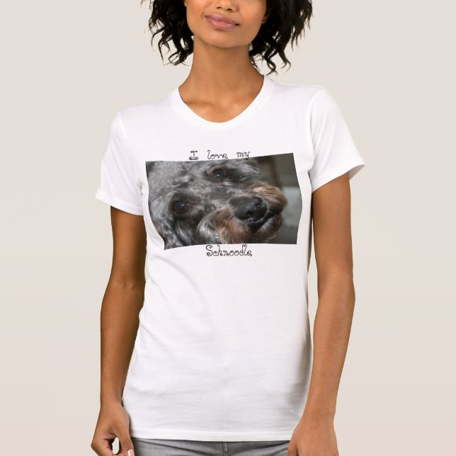 Love my Schnoodle shirt (Front)