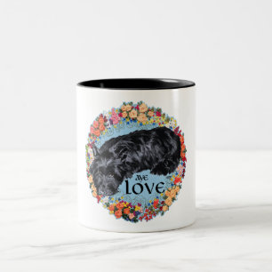 Love My Scottish Terrier Two-Tone Coffee Mug