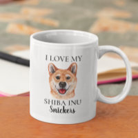 Love My Shiba Inu Dog Monogram