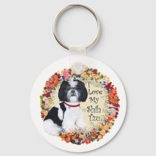 Love My Shih Tzu Key Ring