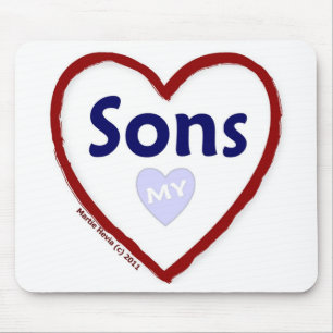 Love My Sons Mouse Mat
