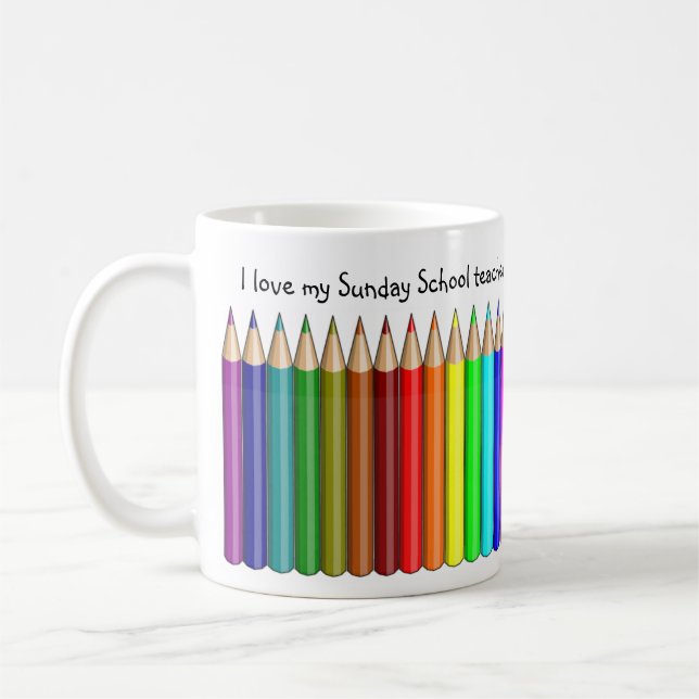 Love My Sunday School Teacher Mug (Left)