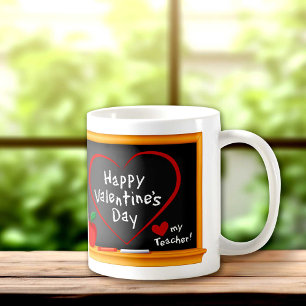 Love My Teacher! Happy Valentine's Day! Coffee Mug