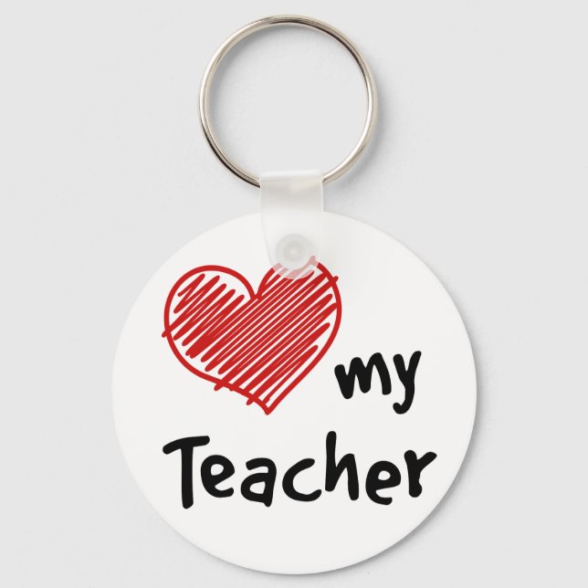 Love My Teacher Key Ring (Front)