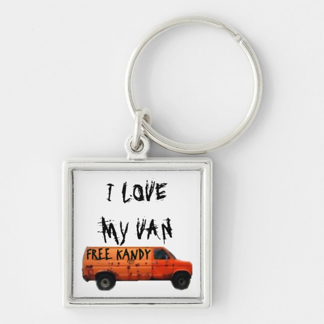 Love My Van Humour Key Ring (Front)