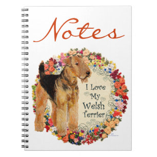 Love My Welsh Terrier Notebook