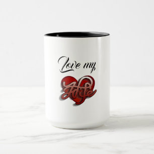 Love my Wife Heart design Mug