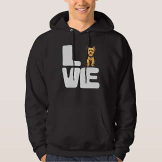 Love My Yorkshire Terrier Dog Hoodie