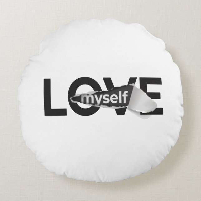 Love Myself Throw Pillow (Front)