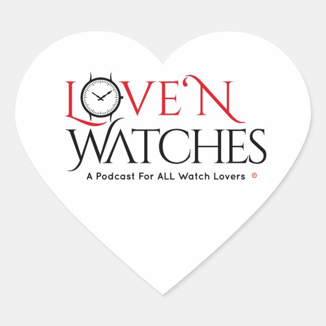 Love ‘N Watches Heart Stickers (Front)