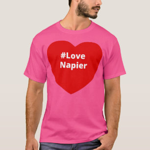 Love Napier Hashtag Heart T-Shirt