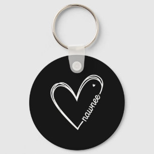 Love Nawnee Heart Women Mothers Day Birthday Key Ring