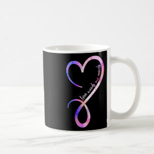 Love Needs No Words Autism Awareness Tolerance Aut Coffee Mug