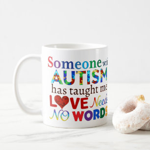 LOVE Needs NO WORDS AUTISM Coffee Mug