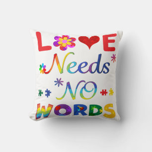 Love Needs No Words Cushion