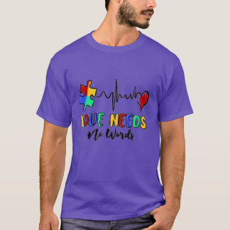 love needs no words gift T-Shirt