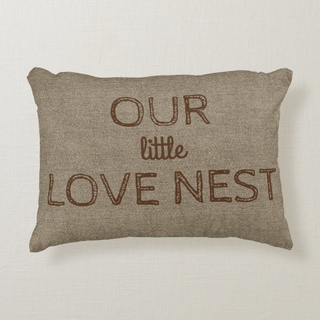 Love Nest Decorative Cushion (Front)