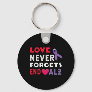Love Never End Heimer End Heimerheimer Heimerheime Key Ring