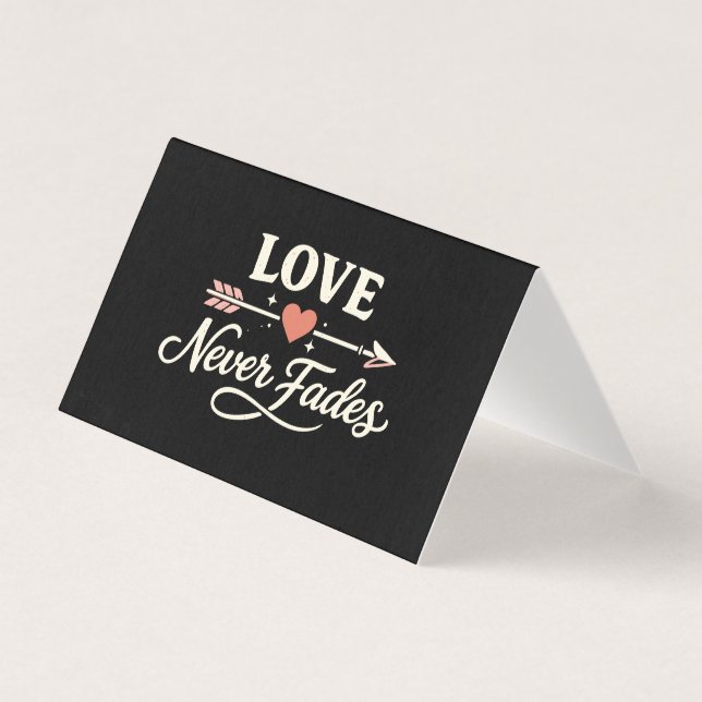 Love Never Fades Right Pointing Matching Couple (Front)