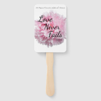 Love Never Fails 2019 JW REGIONAL CONVENTION Hand Fan