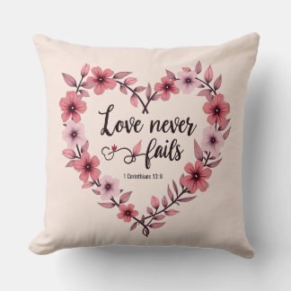 Love Never Fails Cushion