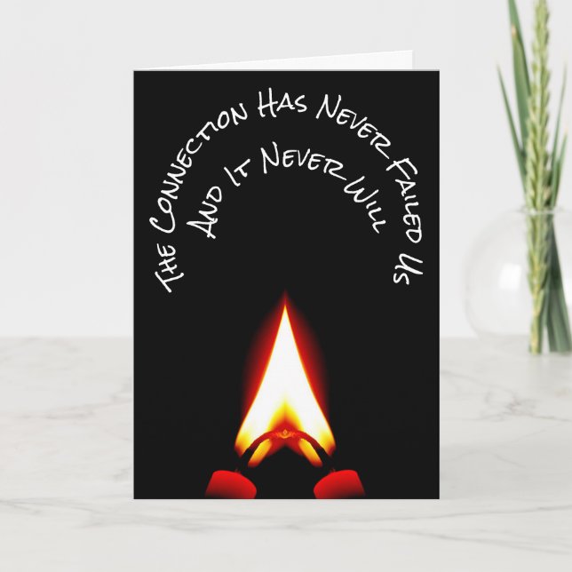 Love Never Fails Poem Holiday Card (Front)