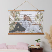 Love Never Fails Script with Image and Names Horiz