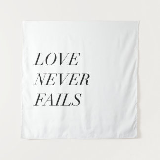 love never fails tapestry