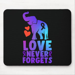 Love Never Forgets Alzheimer Elephant 1 Mouse Mat
