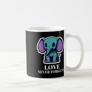 Love Never Forgets Elephant For Girls Heimerheimer Coffee Mug