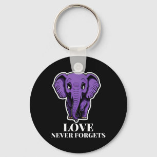 Love Never Forgets Elephant For Woman Heimerheimer Key Ring