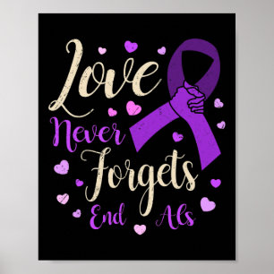 Love Never Forgets End Heimer Heimerheimer Awarene Poster