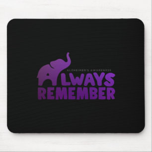 Love Never Forgets Heimerheimer Elephant Mouse Mat