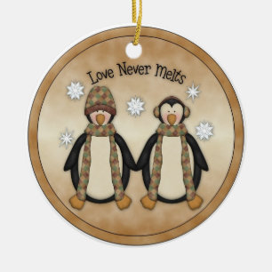 Love Never Melts Ceramic Tree Decoration