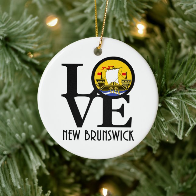 LOVE New Brunswick Ceramic Tree Decoration (Tree)