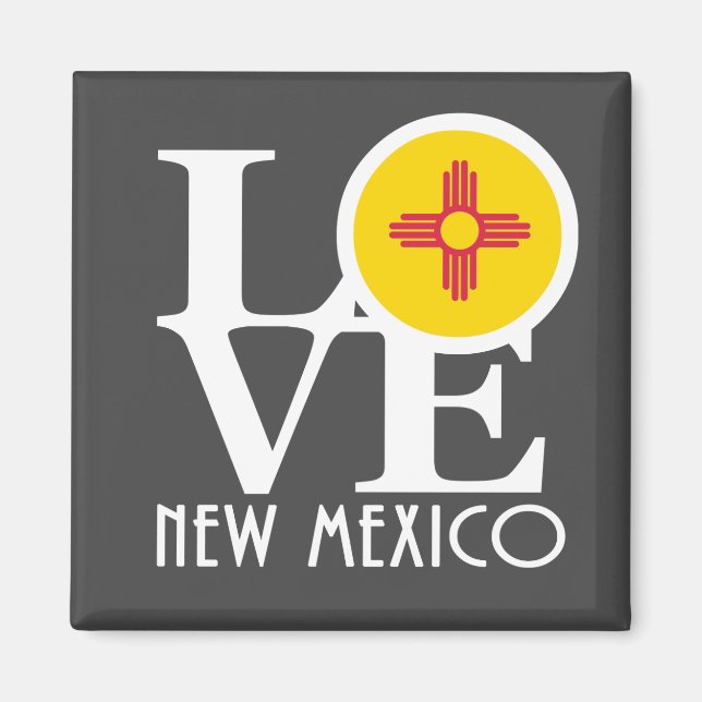 LOVE New Mexico Magnet (Front)