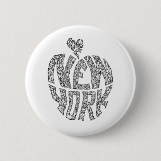 LOVE NEW YORK 6 CM ROUND BADGE