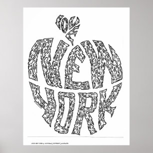 LOVE NEW YORK by NICHOLAS_COPYRIGHT_MIN... Poster