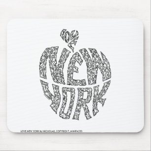 LOVE NEW YORK MOUSE MAT